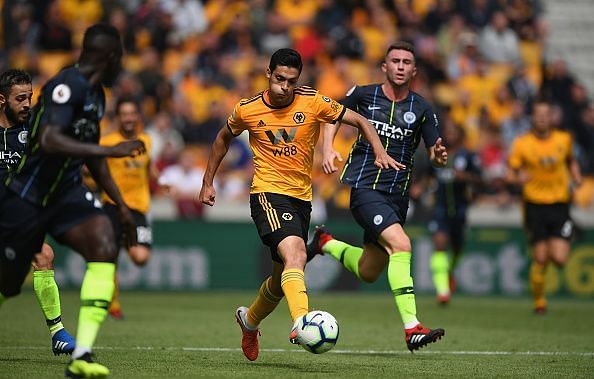 Wolves' main attacker - Raul Jiminez